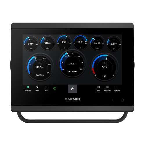 Garmin GPSMAP 743xsv Chartplotter/Fishfinder, 7in, Navionics+, UHD SideVu/ClearVu, GMR 18 HD+ 4kW Radar