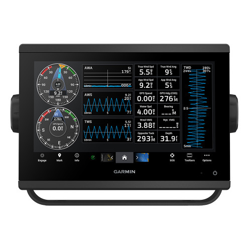 Garmin GPSMAP 943 GN+ Chartplotter, Non-Sonar, 9 in Touchscreen, US/Canada Navionics+ Charts, 10 Hz GNSS, NMEA 2000, NMEA 0183, Wi-Fi