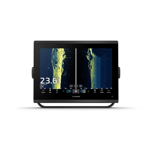 Garmin GPSMAP 1243xsv Chartplotter/Fishfinder Combo, 12in Touchscreen, Navionics+ Built-In, UHD SideVü/ClearVü, 1 kW CHIRP, NMEA 2000/0183, Wi-Fi