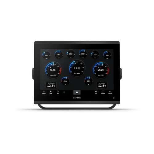 Garmin GPSMAP 1243xsv Chartplotter/Fishfinder Combo, 12in Touchscreen, Navionics+ Built-In, UHD SideVü/ClearVü, 1 kW CHIRP, NMEA 2000/0183, Wi-Fi