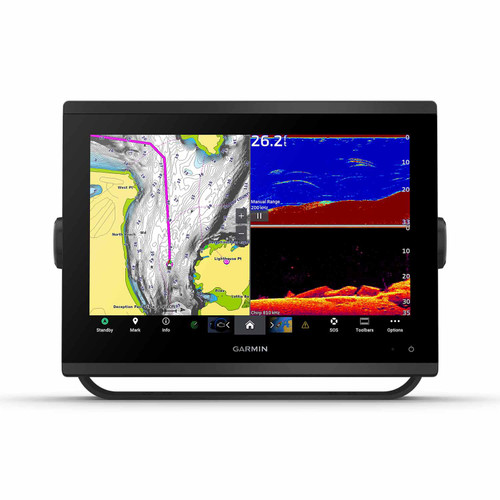 Garmin GPSMAP 1243xsv 12" Chartplotter/Fishfinder, GN+, GMR 18HD+ Radar