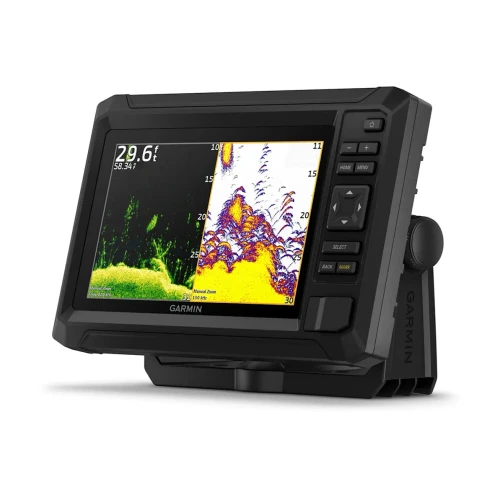 Garmin ECHOMAP UHD2 74CV Chartplotter/Fishfinder Combo, 7 in Keyed Display, Navionics+ U.S. Coastal & Great Lakes Charts, GT20-TM Transducer, CHIRP Sonar, ClearVü Sonar, Wi-Fi