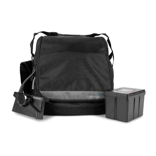 Garmin ECHOMAP UHD2 93sv LiveScope Plus Ice Fishing Bundle LI, 9in Touchscreen Display, LVS34-IF Transducer, 16.5Ah Li-Ion Battery, Garmin Navionics+ U.S. Inland Maps - Apollo Lighting