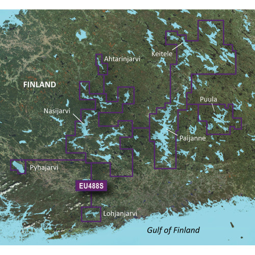Garmin BlueChart g3 Vision HD Electronic Chart, VEU488S Keitele-Paijanne-Tampere
