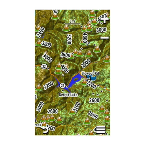Garmin TOPO U.S. 24K North Central Topographic Map, 1:24,000 Scale, 8-State Coverage, Routable Roads and Trails, 3-D Terrain Shading