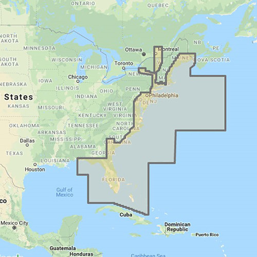 Furuno - MM3-FNA-022 C-MAP Fishing Chart US East Coast & Bahamas *Needs System ID# To Process