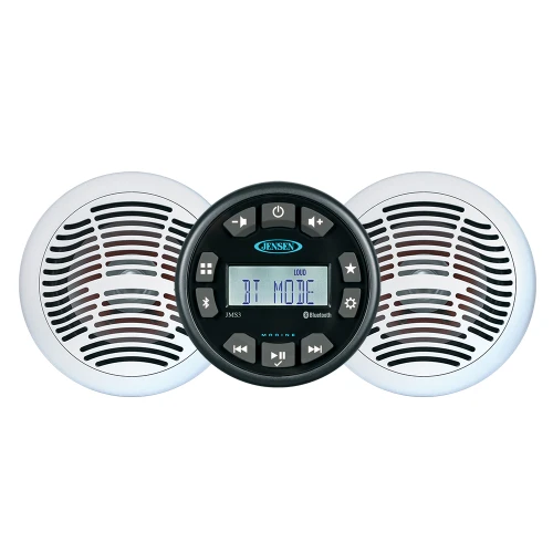 JENSEN - JMS3SPKG Stereo and 6.5" Speaker Package