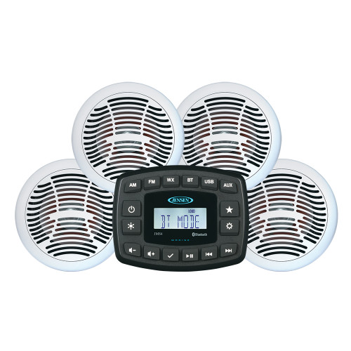JENSEN - JMS4SPKG Stereo and 6.5" Speaker Package