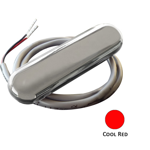 Shadow - Caster Courtesy Light with 2' Lead Wire, 316 SS Cover, Cool Red - 4-Pack