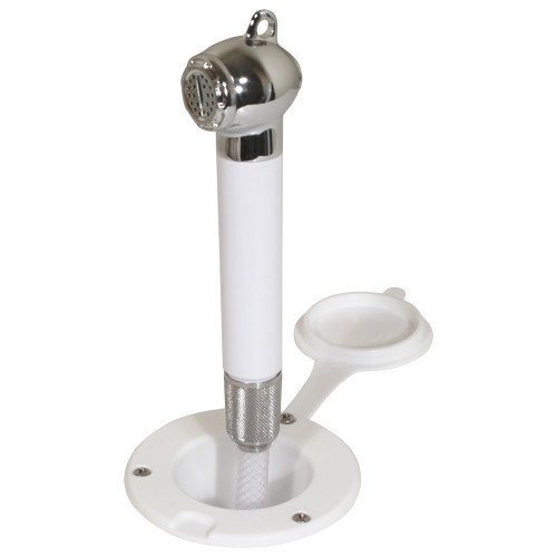 Scandvik - Recessed Transom Shower - With 6' Hose, White