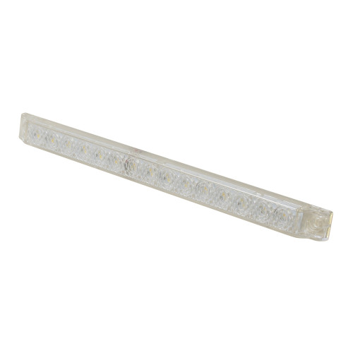 Scandvik - 8" LED Light Strip - White With Gasket, 12V