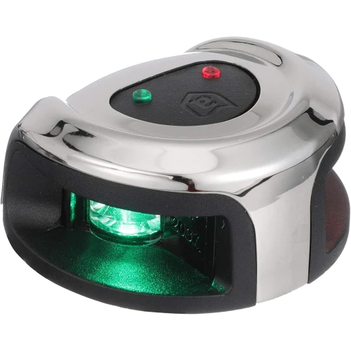 Attwood Marine LightArmor Bi-Color Bow Mount Navigation Light, 12V, 2NM, IP67, Stainless Steel