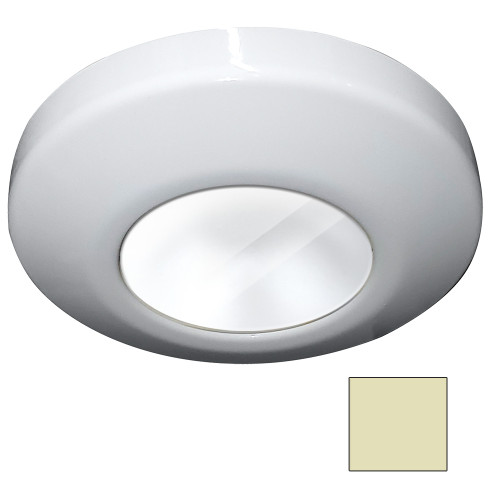 i2Systems Profile P1101 Surface-Mount LED Light, 9-30V, 2.5W, IP67, 120° Beam, 3.48 in Dia, 0.72 in Deep