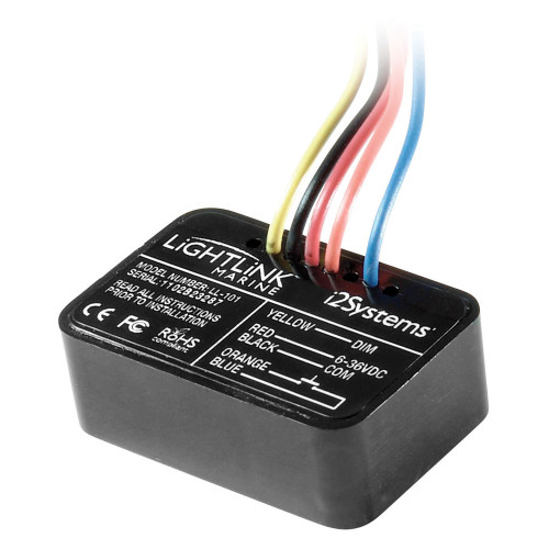 i2Systems LightLink Marine Dimming Module, For Apeiron/Ember/Profile Lights, 9-36V DC, Momentary Switch Control, Up to 20 Fixtures - Apollo Lighting