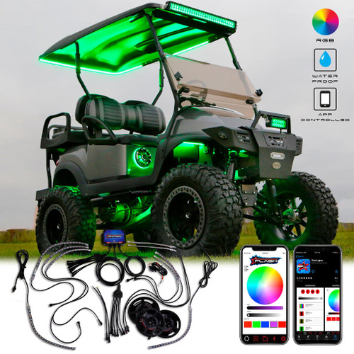 Plash - Ultimate Golf Cart RGB Lighting Kit - 12V DC