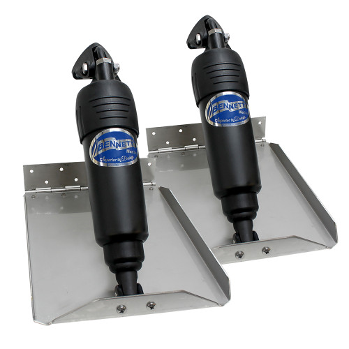 Bennett Marine - BOLT Edge Mount Trim Tab System - 6" x 12"  - Apollo Lighting