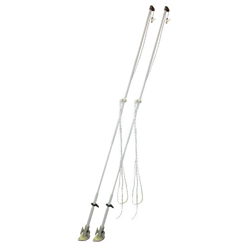 Dock Edge - Premium Mooring Whips - 2PC