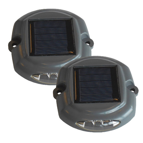 Dock Edge - Docklite Solar Dock & Deck Light - 2-Pack