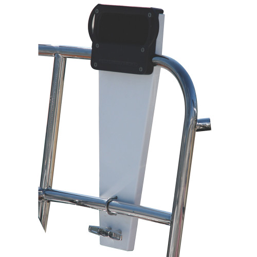 Edson Marine - Stern Rail Outboard Motor Mount - 1-1/4" Railings, Aluminum