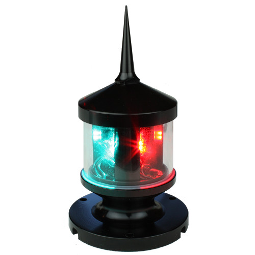 Lunasea - LED Navigation Light - 12VDC, 4W, 2NM, Tri-Color, Anchor, Strobe