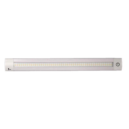 Lunasea - Adjustable Linear LED Light - Built-In Dimmer, 20", Warm White, Switch