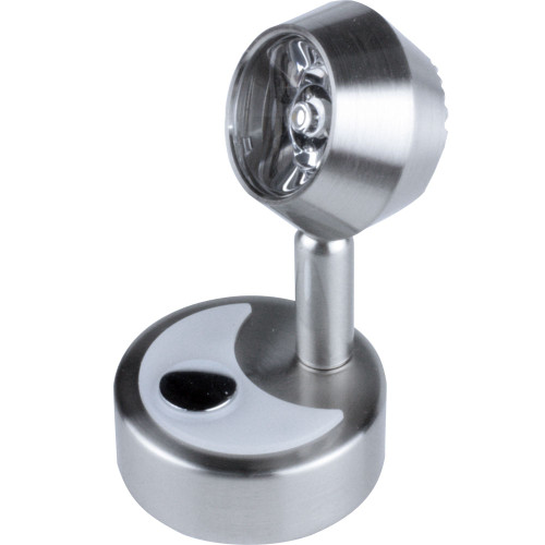 Lunasea - LED Wall Mount Light - Touch Dimming, Warm White, Brushed Nickel Finish