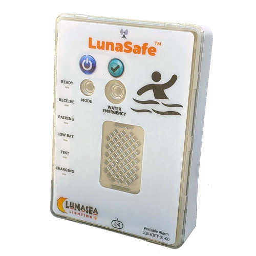 Lunasea Lighting - Controller Audible Alarm Receiver - Strobe Qi Rechargeable
