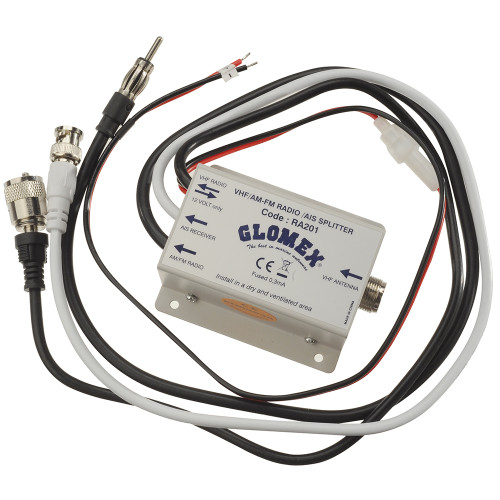Glomex Marine Antennas - VHF/AIS/Radio Splitter - 12VDC