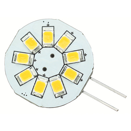 Lunasea - Light Replacement Bulb - G4, 8 LED, 10-30VDC, 1.2W, 123 Lumens, Warm White