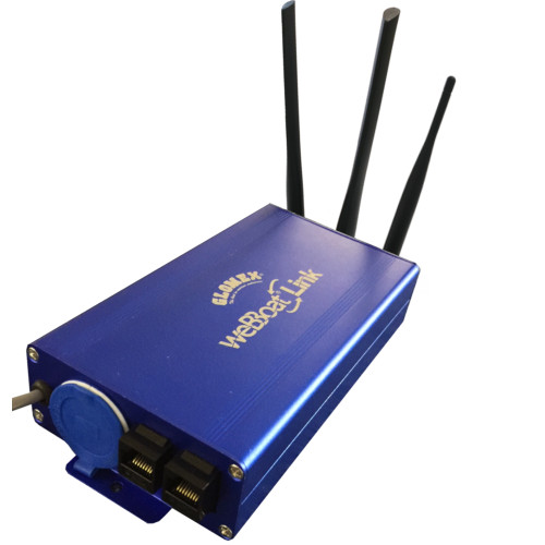 Glomex Marine Antennas - WeBBoat Link Unit Ocean Coastal Inland Internet System - Single SIM 4G/WiFi, For North America - Apollo Lighting
