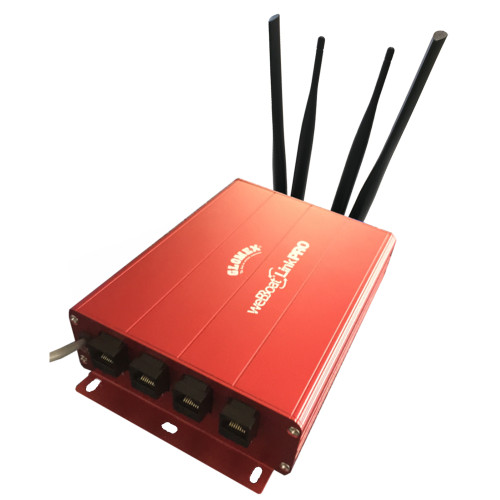 Glomex Marine Antennas - WeBBoat Link Pro Indoor Unit Coastal Ocean Internet System, Dual-SIM 4G/WiFi, For North America