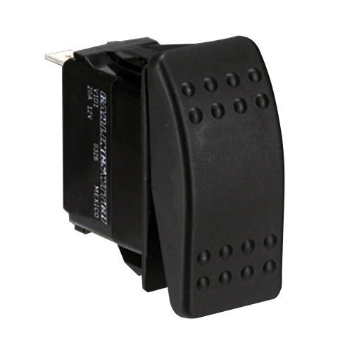 Paneltronics - Waterproof Rocker Switch - SPST, Black, Off/On