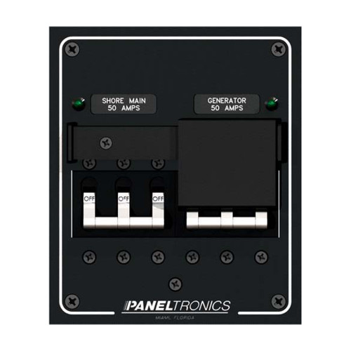 Paneltronics - Circuit Breaker Panel - Standard, 240VAC, Ship To Shore Selector