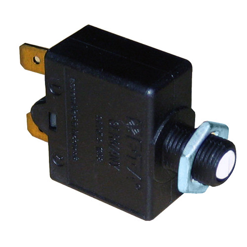 Paneltronics - Thermal Push To Reset Circuit Breaker - 15 Amp, SP, CE Compliant