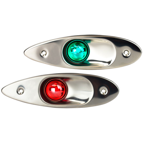 Sea-Dog - Flush Mount Side Lights - Stainless Steel