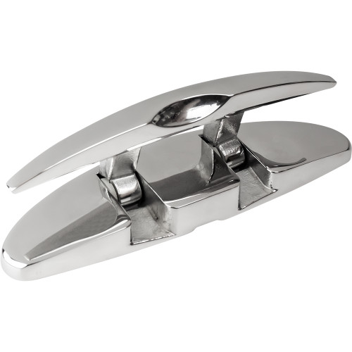 Sea-Dog - Folding Cleat - Hidden Hex Bolts, 5", Oval Stainless Steel