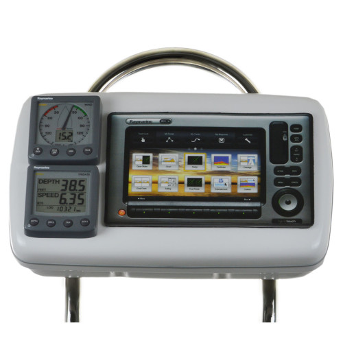 NavPod - GP2081 SailPod Precut - For Raymarine C90W, E90W 2 ST60s, For 12" Guard