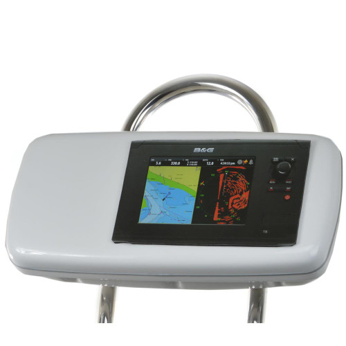 NavPod - GP1040-08 SystemPod Pre-Cut - For B&G Zeus Touch 8, Simrad NSS8 Mounted In Center, For 9.5" Wide Guard