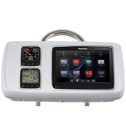 NavPod - GP1170-04 SystemPod Pre-Cut - For Raymarine a125/a127/a128, 2 Instruments, For 9.5" Wide Guard