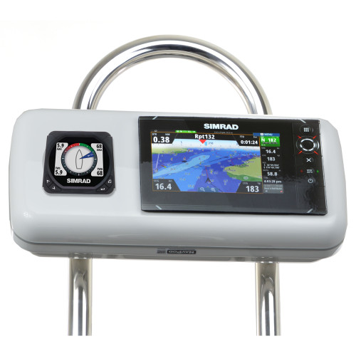 NavPod - GP1516 SystemPod Pre-Cut - For Simrad NSS7 evo2, B&G Zeus 7, 1 Instrument, For 9.5" Wide Guard