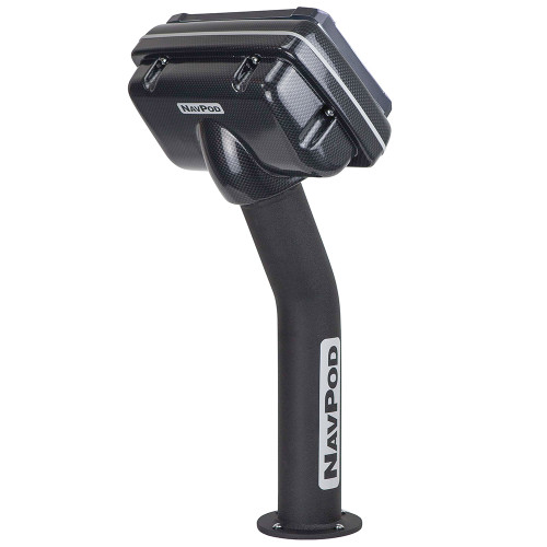 NavPod - PED4900-01 PedestalPod Pre-Cut - For Raymarine eS95, eS97, eS98, Carbon Black