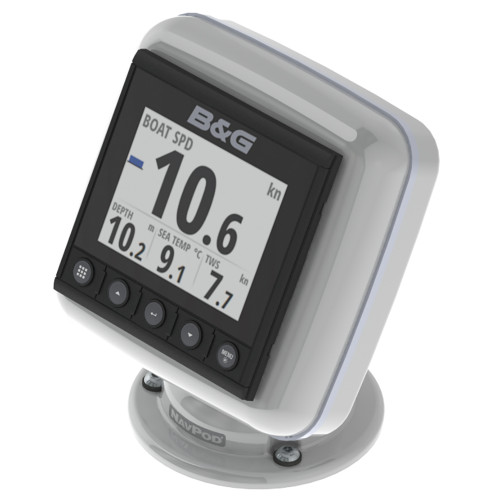 NavPod - PowerPod Pre-Cut - For 1 Simrad IS42, Triton AP44 Square Hole Instrument