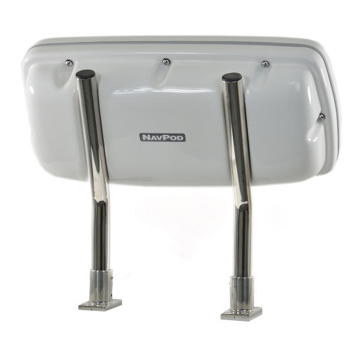 NavPod - SystemPod Pre-Cut - For Garmin GPSMAP 1242, 1222xsv, With 2 Holes, For 9.5" Wide Angle Guard