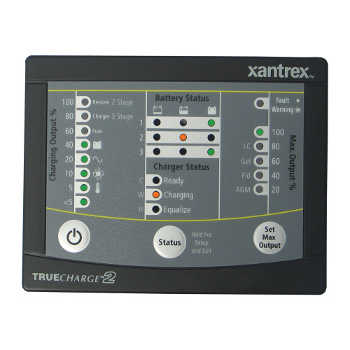 Xantrex - TRUECHARGE 2 Remote Panel - For 20, 40, 60 Amp (Only for 2nd generation of TC2 chargers)
