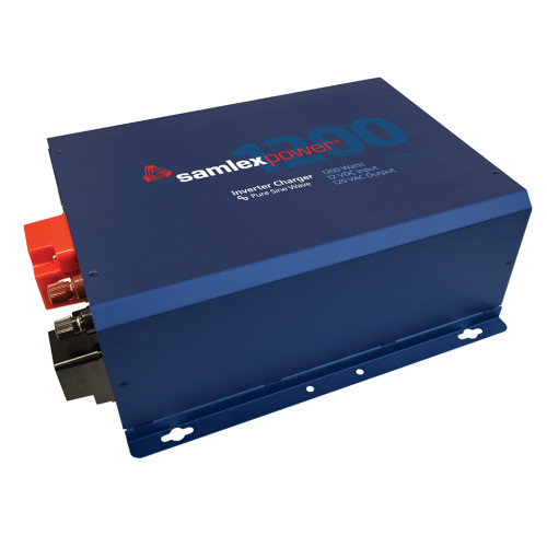 Samlex - Evolution F Series Pure Sine Inverter/Charger - 1200W, 120V, 12V Input, 60 Amp, Charger Hard Wiring