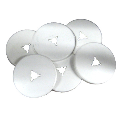 Weld Mount - White Nylon 1.25" Stud Cover - For 1/4" x 20 Stud, Qty. 50