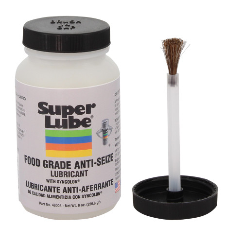 Super Lube - Food Grade Anti-Seize - With Syncolon, 8oz Brush Bottle