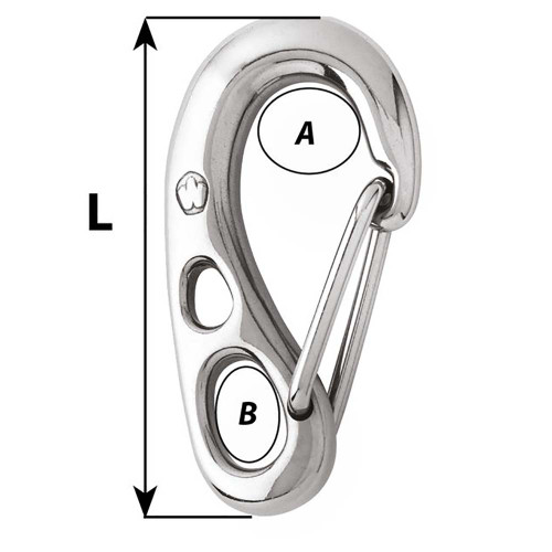 Wichard Marine - 3" HR Safety Snap Hook - 75mm