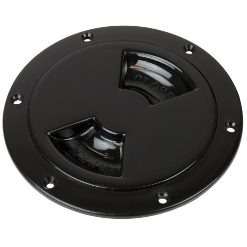 Sea-Dog - Smooth Quarter Turn Deck Plate - 4" - Apollo Lighting