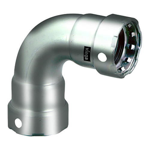 Viega - MegaPress 90" 304 Elbow - Double Press Connection - Apollo Lighting